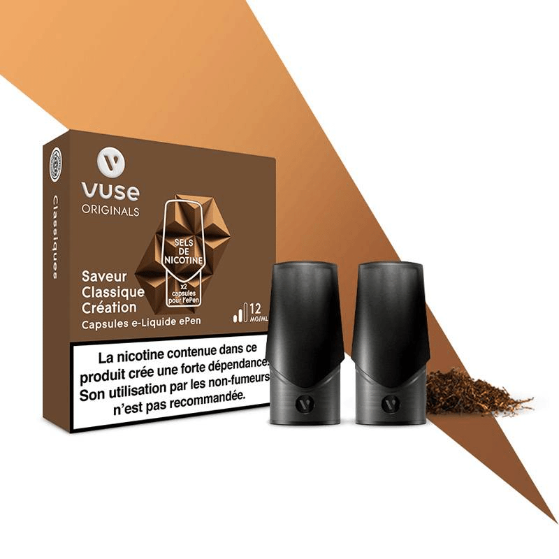 Recharge Vuse / Vype Classique Création - Epen (Sels de nicotine)
