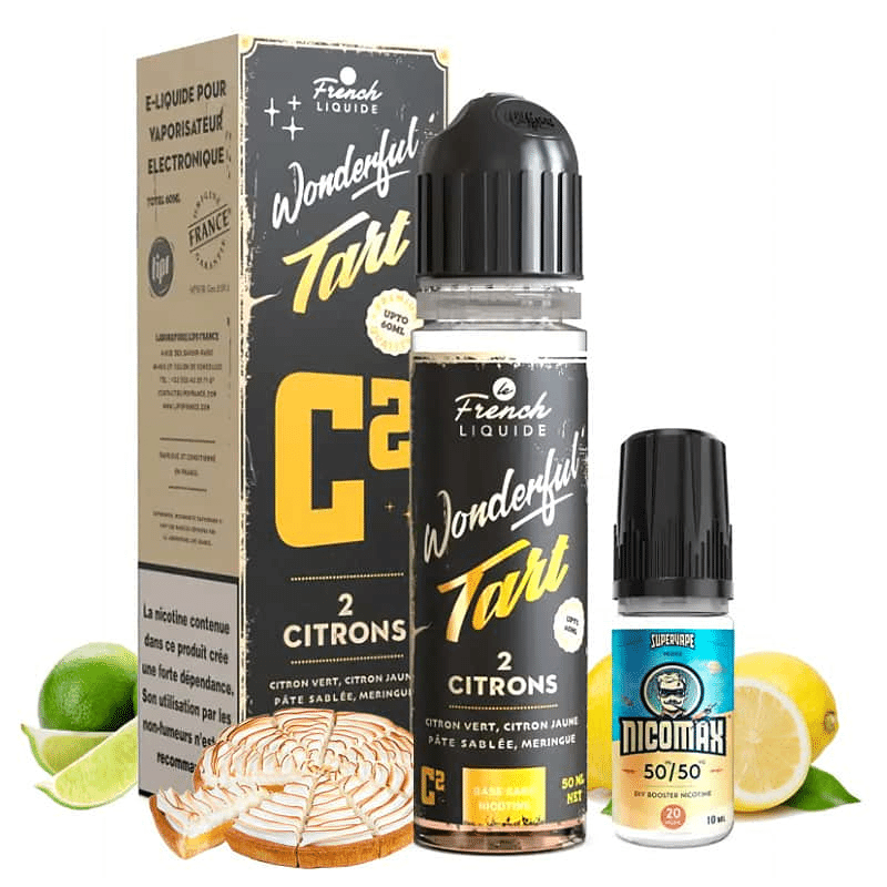 E-liquide 2 Citrons 60ml (+ 1 Booster de Nicotine)...