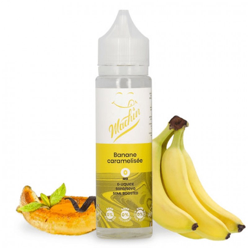 E-liquide Banane Caramélisée 50ml - Machin