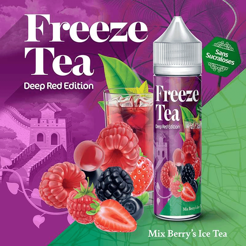 E-liquide Mix Berry's Ice Tea 50 ml  - Freeze...
