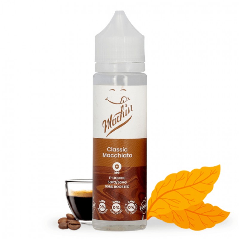 E-liquide Classic Macchiato 50ml Machin