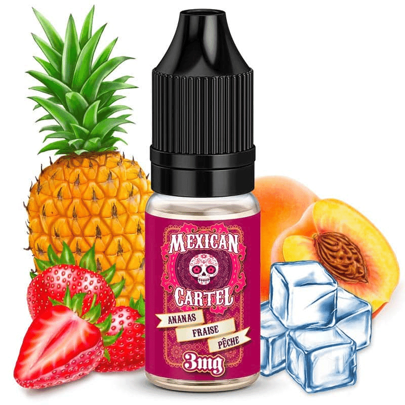 E-liquide Ananas Fraise Pêche - Mexican Cart...