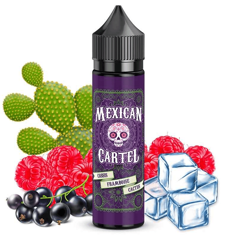 E-liquide Cassis Framboise Cactus 50ml - Mexican C...