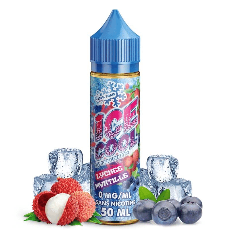 E-liquide Lychee Myrtille 50ml - Ice Cool (Liquida...