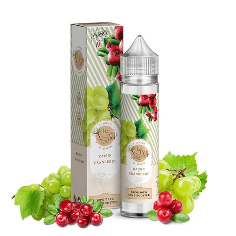 E-liquide Raisin Cranberry 50ml - Le Petit Verger