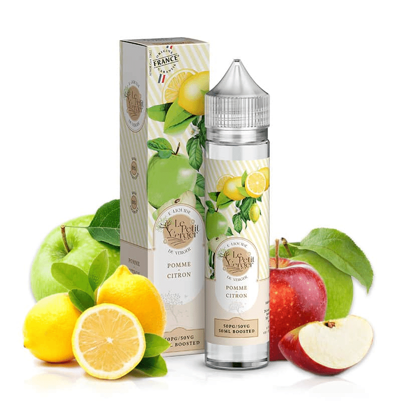 E-liquide Pomme Citron 50ml - Le Petit Verger