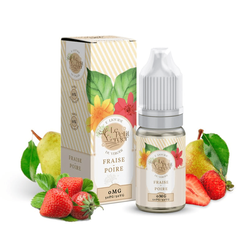 E-liquide Fraise Poire - Le Petit Verger