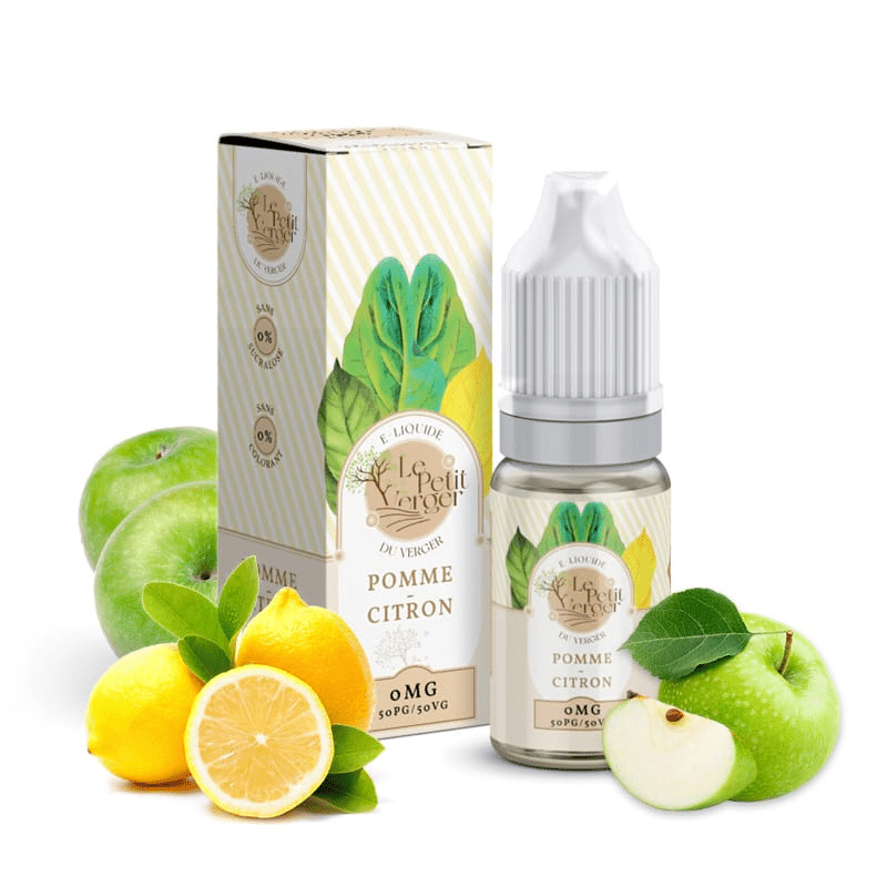 E-liquide Pomme Citron - Le Petit Verger