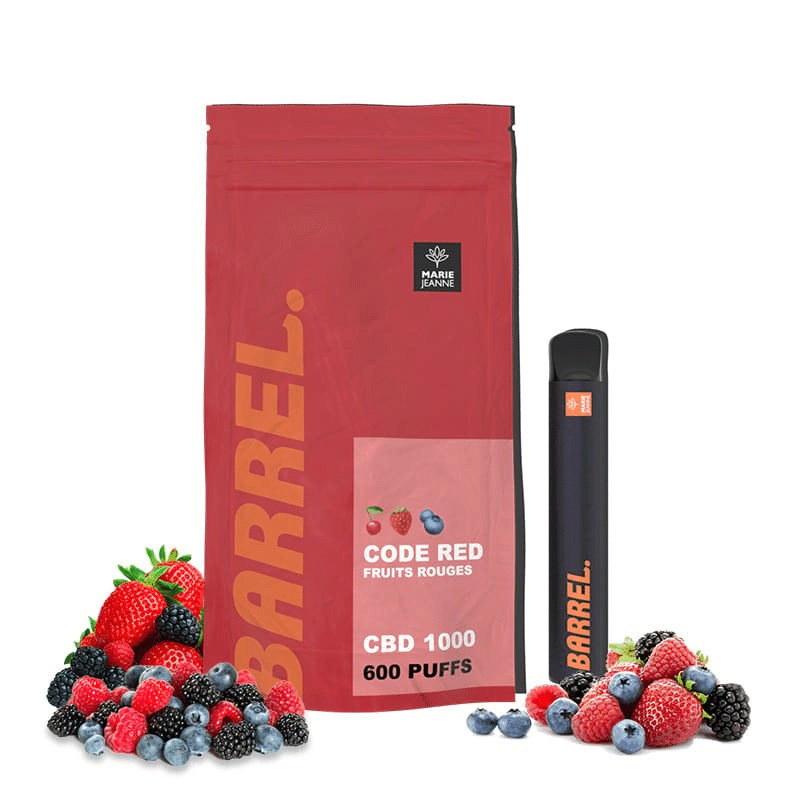 Barrel Code red Puff CBD - Marie Jeanne