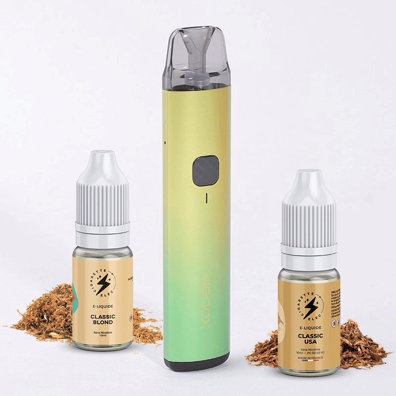 Pack Wenax H1 + 2 E Liquides Classic - Geek Vape