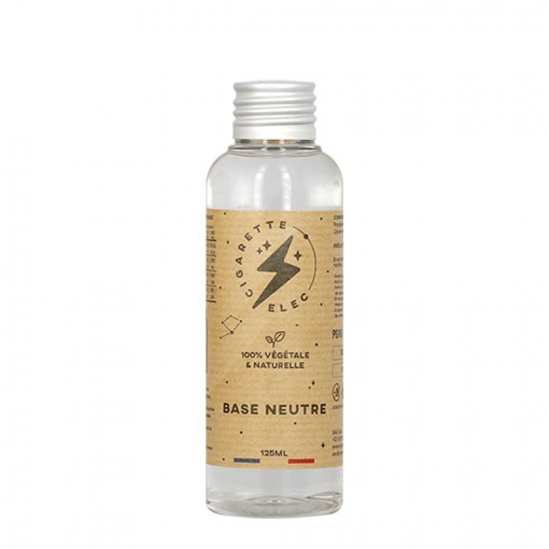 Base 125ml (PG/VG 100% d'origine naturelle)